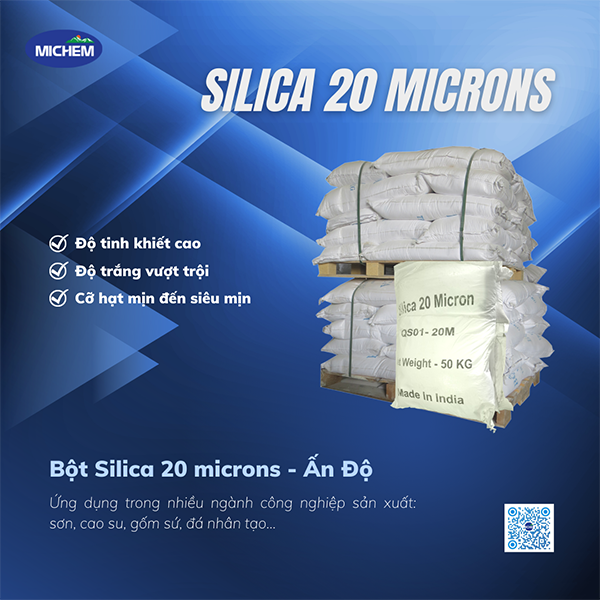 Silica 20 Microns - Hoá Chất Michem - Công Ty CP Michem Việt Nam